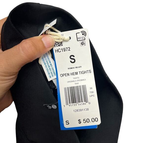 NWT Adidas Women's Split-Hem Leggings Black Size Small - Picture 7 of 9